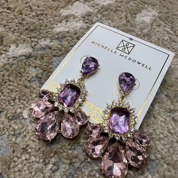 Michelle McDowell Lilac Earrings - Picture 3 of 3